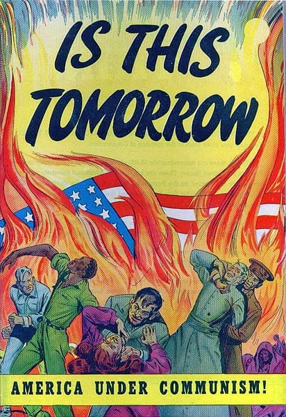 Fear tactics used for propaganda - don't use in landing page design