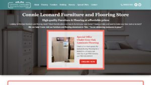 Connie Leonard Furniture Website Design by DesignBurst 960x540