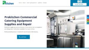 Pro Kitchen Catering Equipment Website Design by DesignBurst 960x540